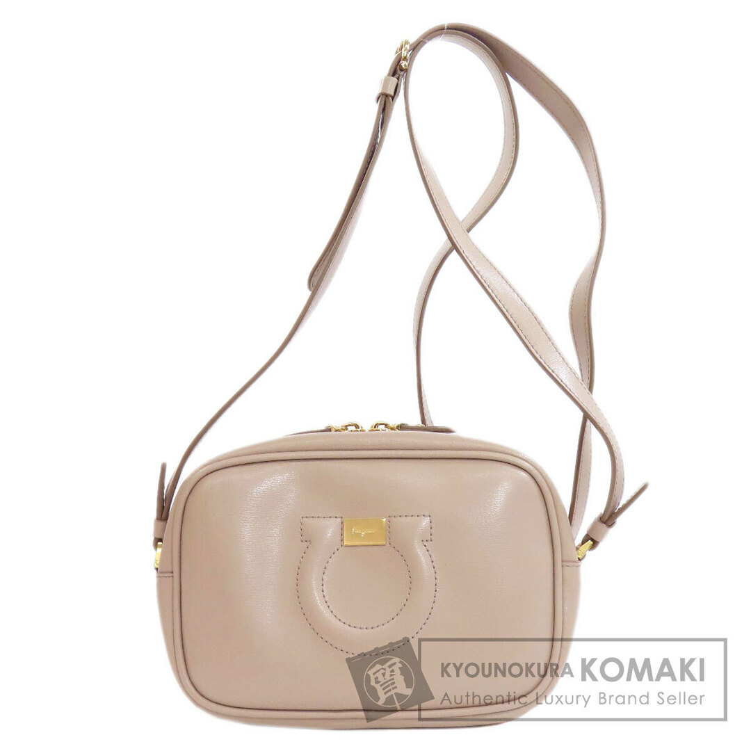 Salvatore Ferragamo - Salvatore Ferragamo ガンチーニ金具モチーフ ショルダーバッグ レザー レディース