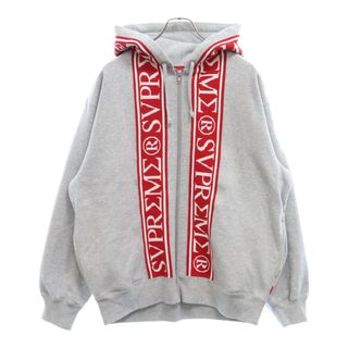 セール実施中】 Supreme ジップパーカー グレー メンズ L ボックスロゴ セール実施中】 Supreme ジップパーカー グレー メンズ L ボックスロゴ