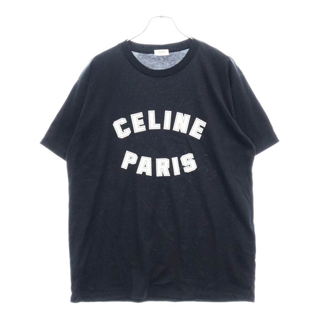 CELINE セリーヌ ロゴプリント ルーズ 半袖Tシャツ カットソー CELINE セリーヌ ロゴプリント ルーズ 半袖Tシャツ カットソー