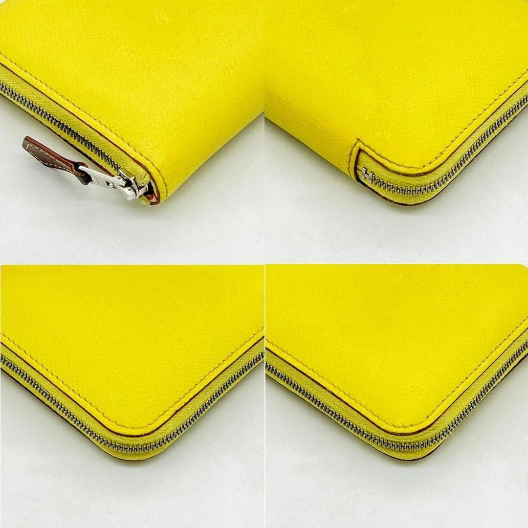 エルメス アザップ シルクイン コンパクト財布 イエロー Hermes エルメス アザップ シルクイン コンパクト財布 イエロー Hermes
