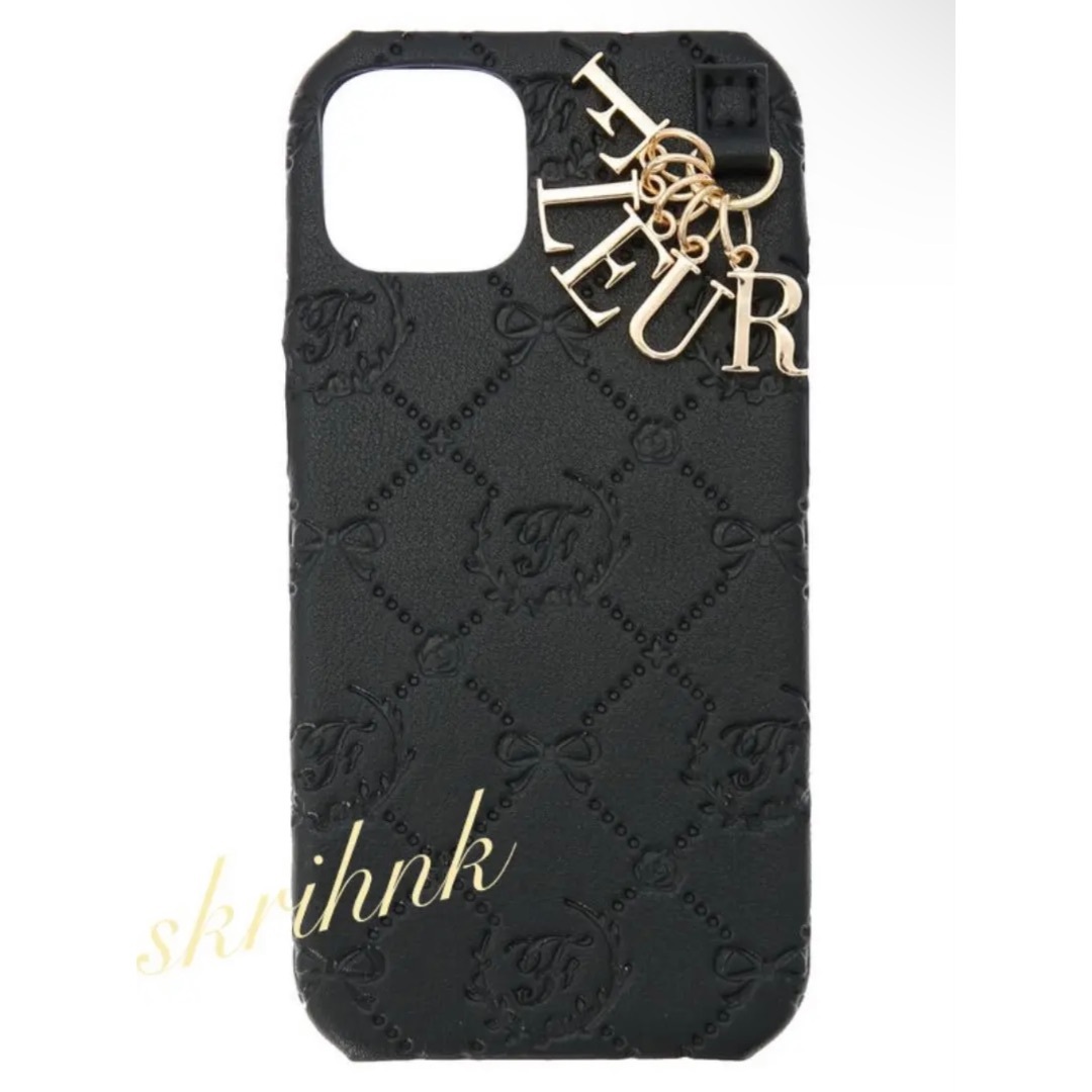 Maison de FLEUR - ♡メゾンドフルール♡モノグラムiPhone12/12Proケース♡ブラック♡黒♡