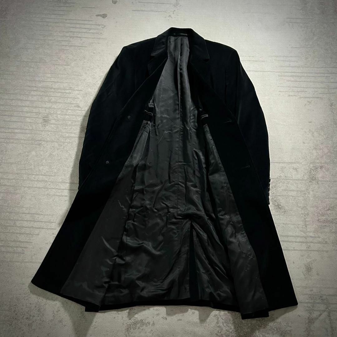 超美品 HUGO BOSS 48 NERON ベロア チェスターコート ジャケット 超美品 HUGO BOSS 48 NERON ベロア チェスターコート ジャケット