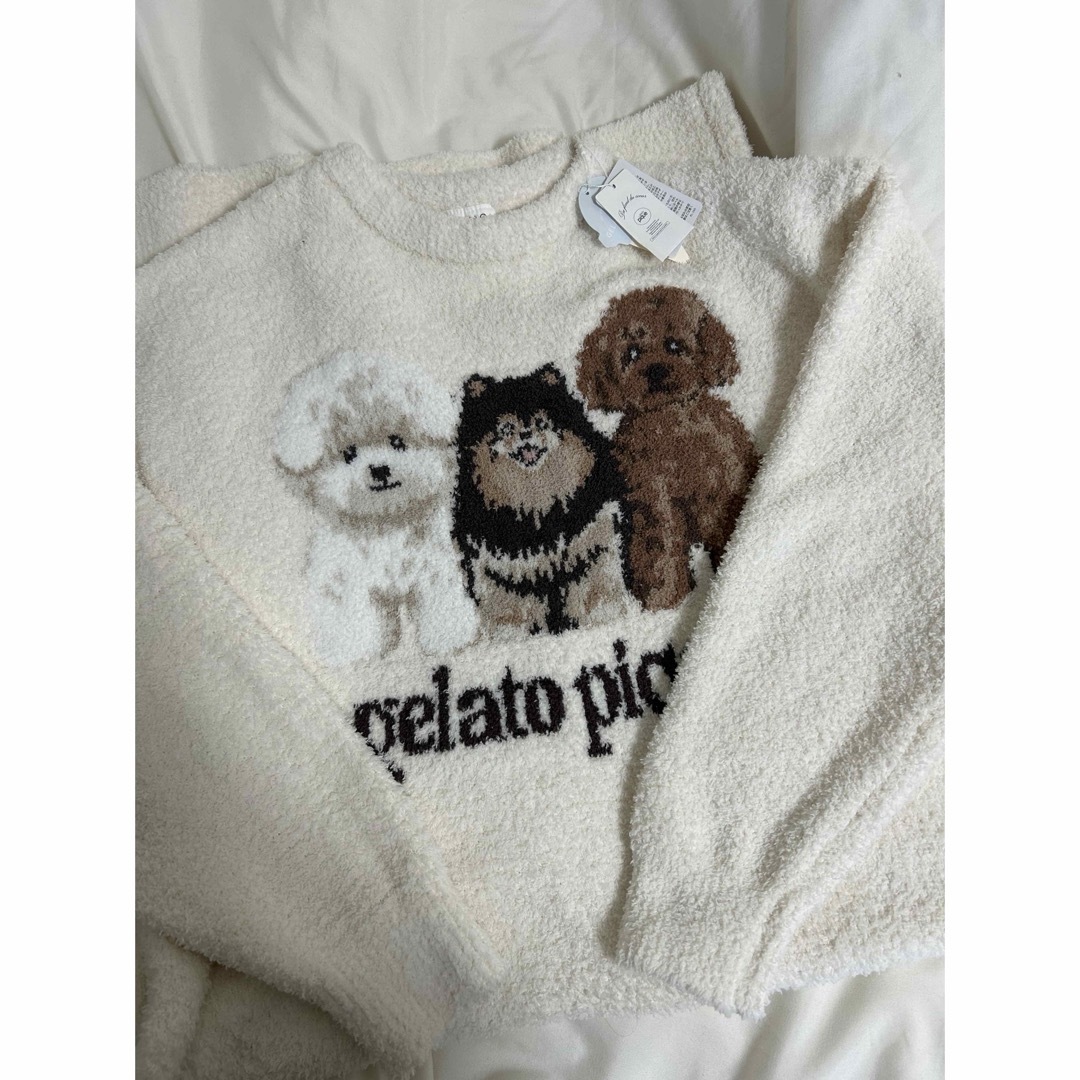 gelato pique - 新品 ジェラートピケ パウダー DOG3柄JQD gelato pique - 新品 ジェラートピケ パウダー DOG3柄JQD