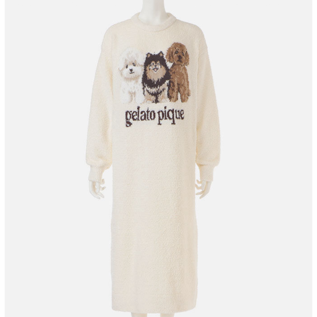 gelato pique - 新品 ジェラートピケ パウダー DOG3柄JQD gelato pique - 新品 ジェラートピケ パウダー DOG3柄JQD