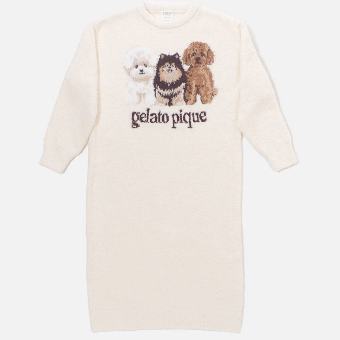gelato pique - 新品 ジェラートピケ パウダー DOG3柄JQD gelato pique - 新品 ジェラートピケ パウダー DOG3柄JQD
