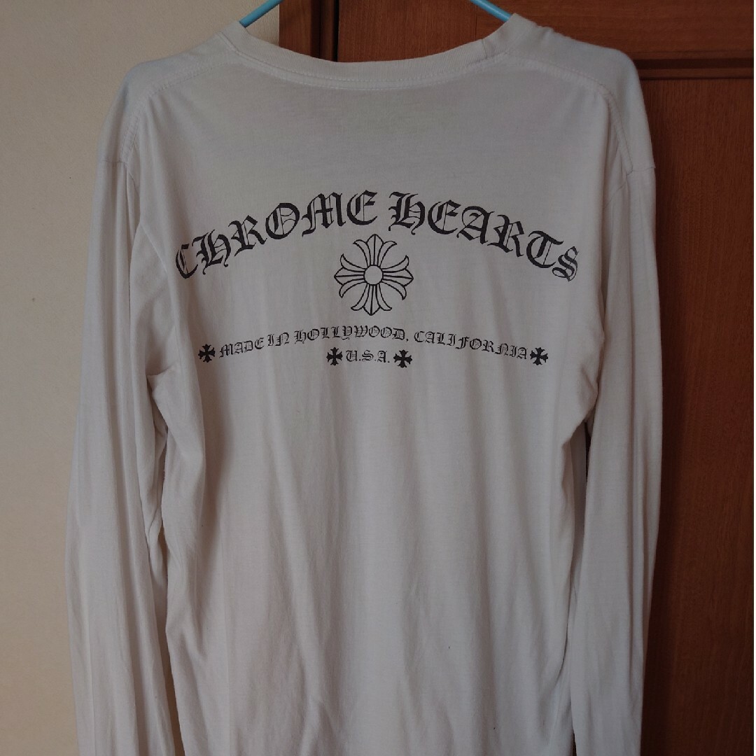美品 クロムハーツ ロング Tシャツ ホワイト M 美品 クロムハーツ ロング Tシャツ ホワイト M