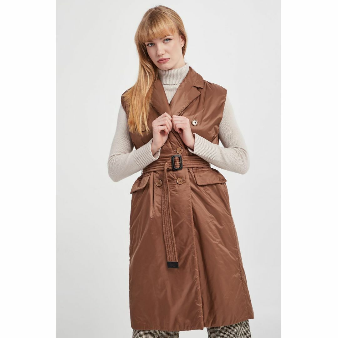 Max Mara - 美品 MaxMara The Cube CAMELUXE 22AW ダウンジレの Max Mara - 美品 MaxMara The Cube CAMELUXE 22AW ダウンジレの
