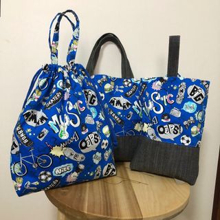 子供が大好きばっかりなポップ柄入園入学セット(バッグ/レッスンバッグ)