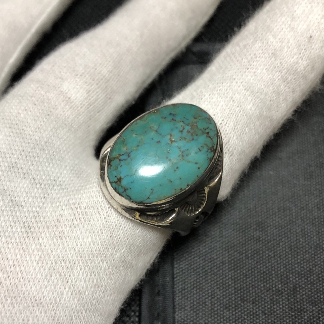 INDIAN JEWELRY - 【K刻印☆美品】ナバホ ターコイズリング INDIAN JEWELRY - 【K刻印☆美品】ナバホ ターコイズリング