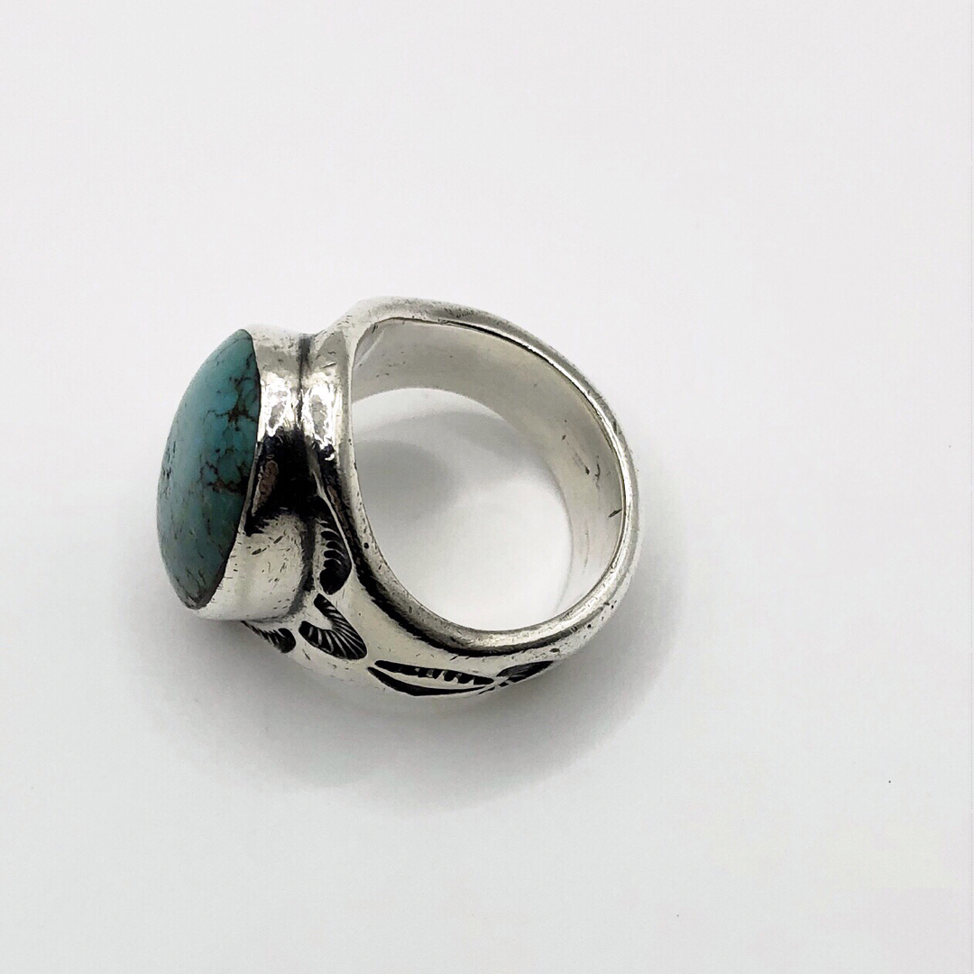 INDIAN JEWELRY - 【K刻印☆美品】ナバホ ターコイズリング INDIAN JEWELRY - 【K刻印☆美品】ナバホ ターコイズリング
