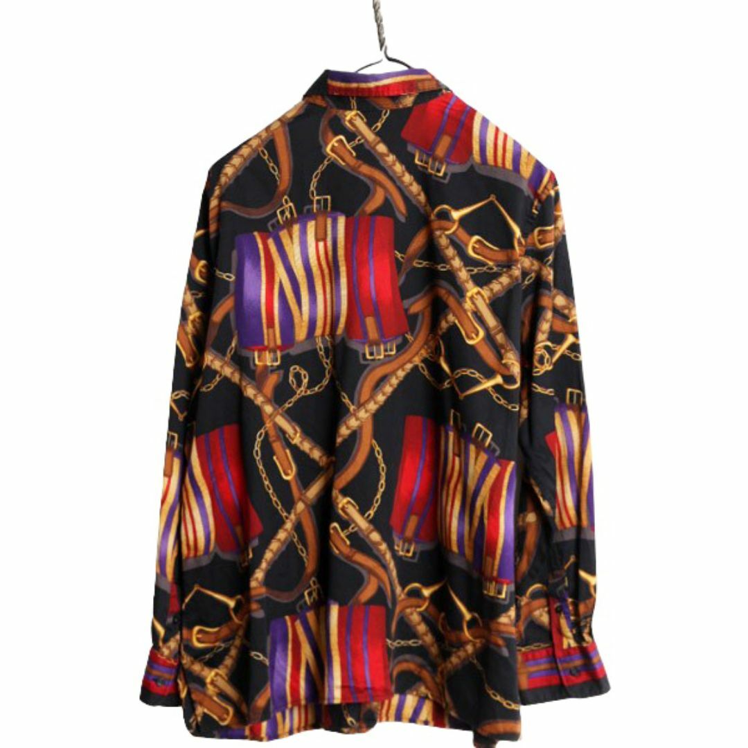 Ralph Lauren - 00s LAUREN ラルフローレン 総柄 コットン 長袖 Ralph Lauren - 00s LAUREN ラルフローレン 総柄 コットン 長袖