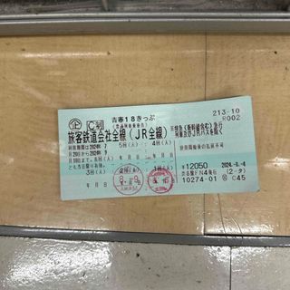 青春18きっぷ　３回分(鉄道乗車券)