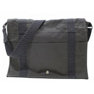 エルメス(HERMES)のHERMES　エルメス　バサスMM　エールライン　ショルダーバッグ　グレー　ポリアミド69％　ポリエステル31％　レディース　メンズ　ユニセックス　シンプル　ギフト　プレゼント包装可【中古】松前R56号店(ショルダーバッグ)