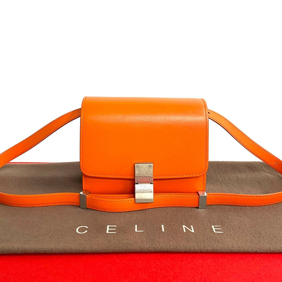 CELINE - ほぼ未使用 CELINE セリーヌ クラシック ボックス CELINE - ほぼ未使用 CELINE セリーヌ クラシック ボックス