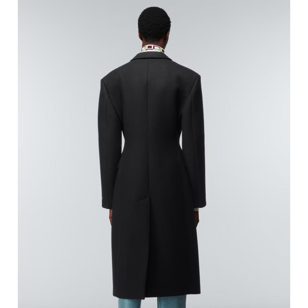 PRADA - prada チェスターコート 22aw 2022 ブラック アウター PRADA - prada チェスターコート 22aw 2022 ブラック アウター