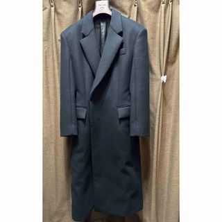 PRADA - PRADA プラダ チェスターコート 48(L位) ベージュx緑 PRADA - PRADA プラダ チェスターコート 48(L位) ベージュx緑