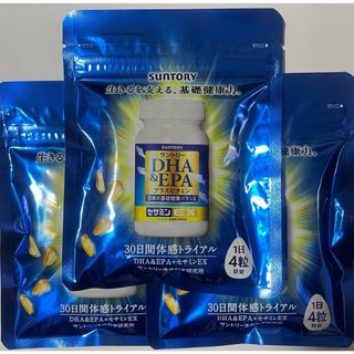サントリー(サントリー)の【新品】3個セット　サントリー・セサミンEX・DHA&EPA プラスビタミン(その他)