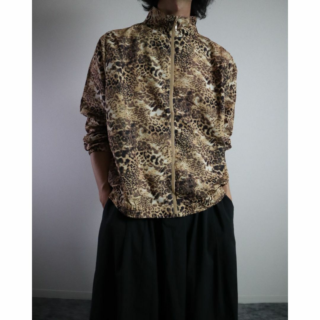 VINTAGE - 80s 90s レオパード 豹柄 ヒョウ柄 ジップアップ VINTAGE - 80s 90s レオパード 豹柄 ヒョウ柄 ジップアップ