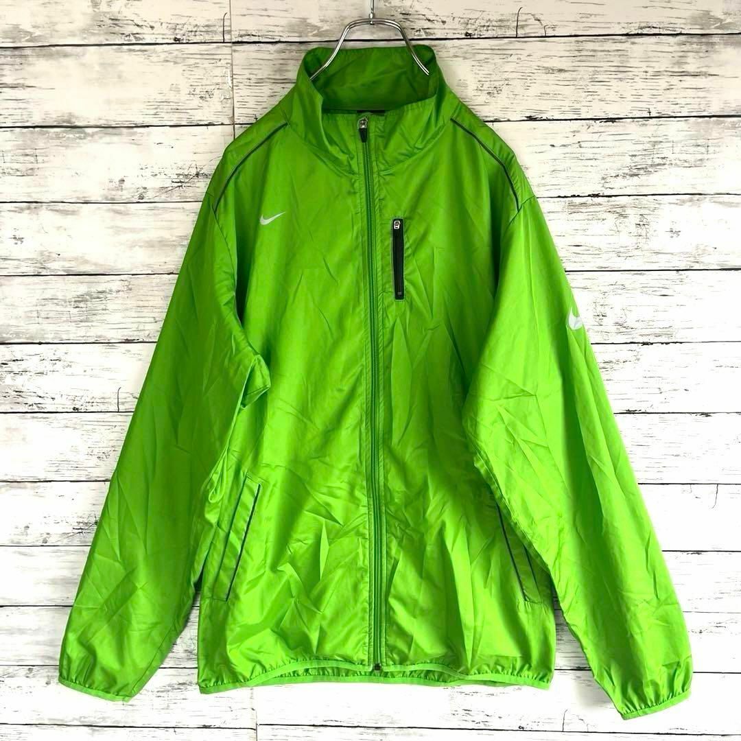 NIKE - 【人気商品】NIKE ナイロンジャケット ライトグリーン L NIKE - 【人気商品】NIKE ナイロンジャケット ライトグリーン L