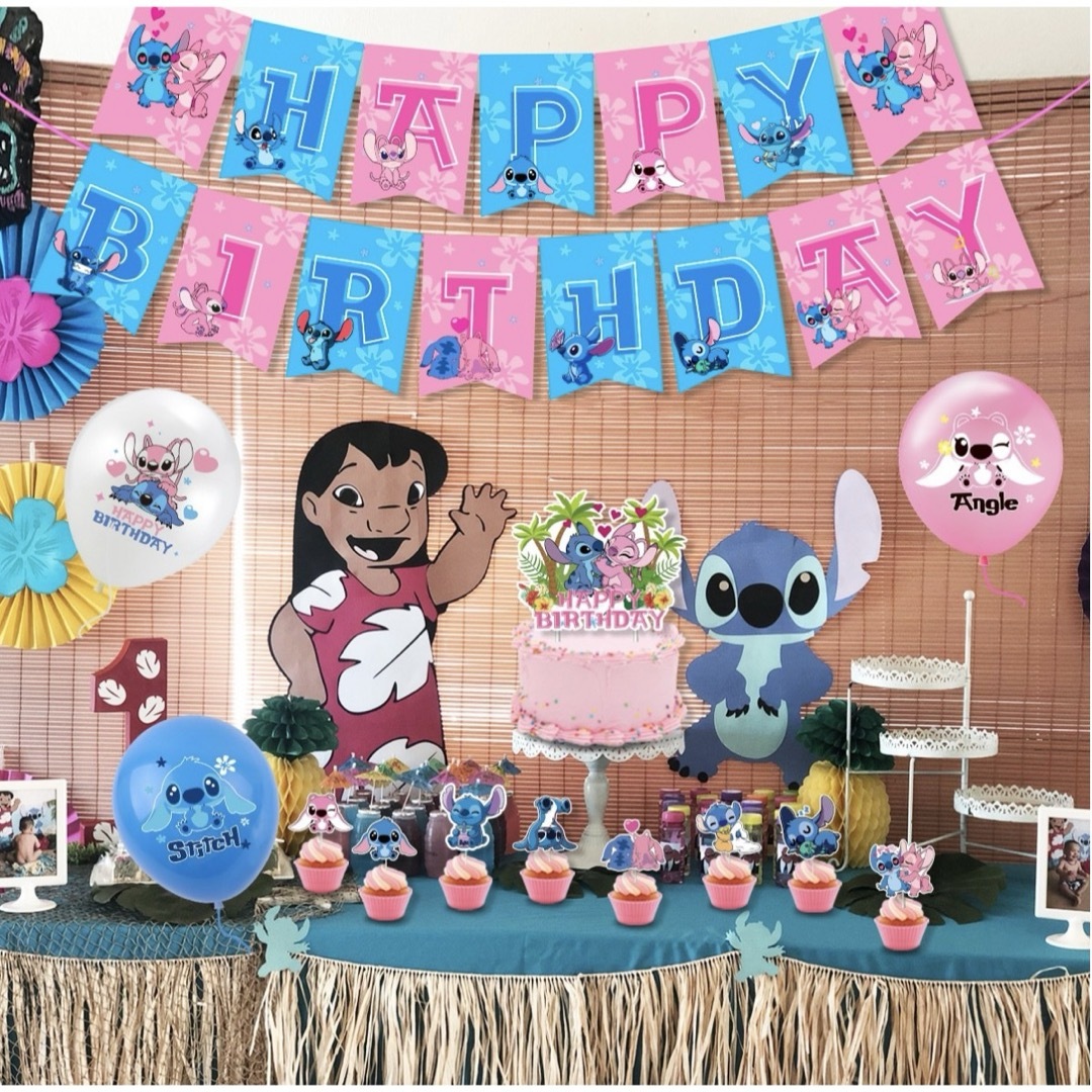 Disney - 【新品】スティッチ 誕生日 風船 バースデー 装飾の Disney - 【新品】スティッチ 誕生日 風船 バースデー 装飾の