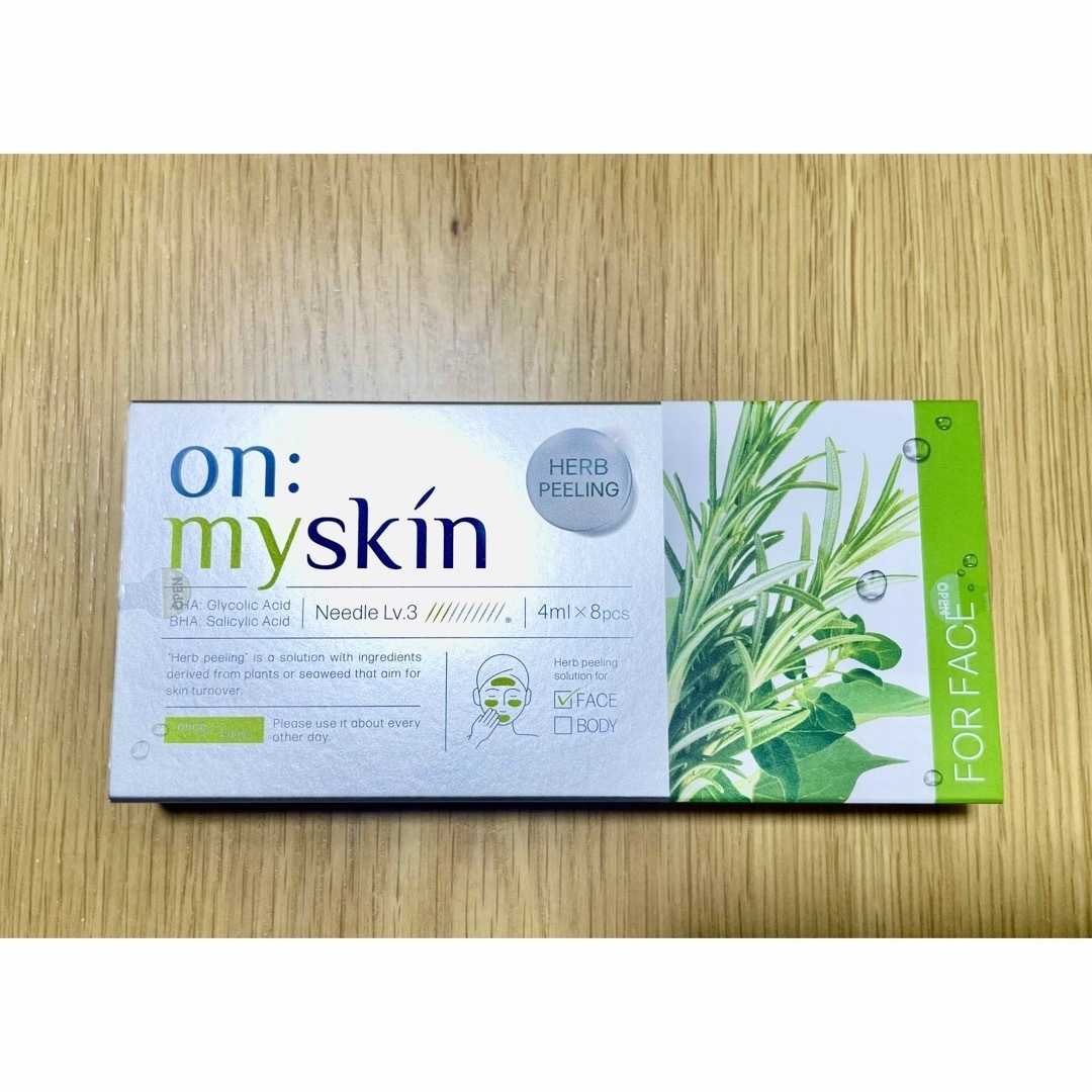 オンマイスキン ハーブピーリング ほどよく on my skin 1箱+5pcs オンマイスキン ハーブピーリング ほどよく on my skin 1箱+5pcs