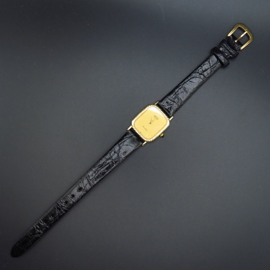 SEIKO Exceline 14K 腕時計 ゴールド SEIKO Exceline 14K 腕時計 ゴールド