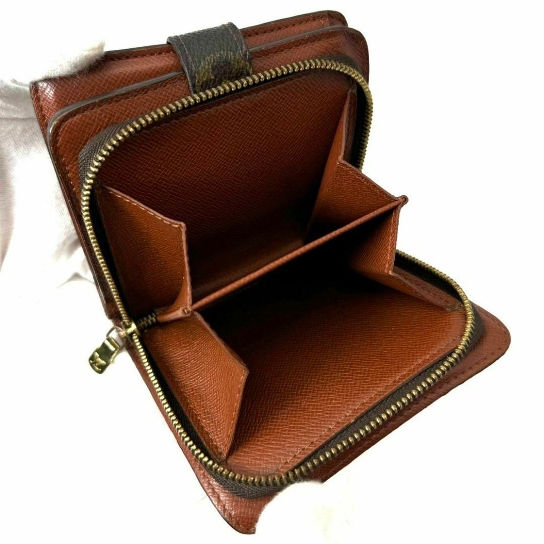 ☆美品 ルイヴィトン モノグラム コンパクトジップ 折り財布 ☆美品 ルイヴィトン モノグラム コンパクトジップ 折り財布