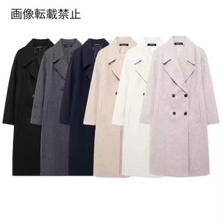 🧊8月新作🧊14990◆6color ダブル ロング チェスターコート(チェスターコート)