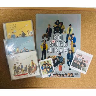 ナニワダンシ(なにわ男子)の【即日発送】コイスルヒカリ なにわ男子 CD3形態 特典付 美品 ライブチェキ付(アイドル)