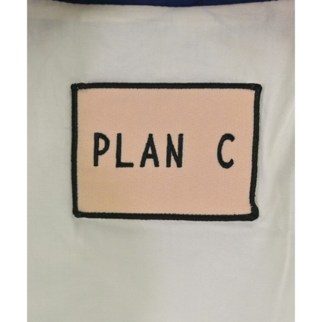 PLAN C プランシー ブルゾン(その他) 38(S位) 青x白 【古着】 PLAN C プランシー ブルゾン(その他) 38(S位) 青x白 【古着】