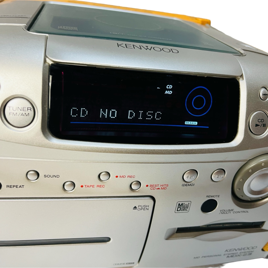 KENWOOD 大人しい CD/MDラジカセ MDX-E3 Rampage KENWOOD 大人しい CD/MDラジカセ MDX-E3 Rampage