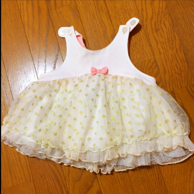 kid’s zoo(キッズズー)のキッズズー チュールチュニック キッズ/ベビー/マタニティのベビー服(~85cm)(ワンピース)の商品写真