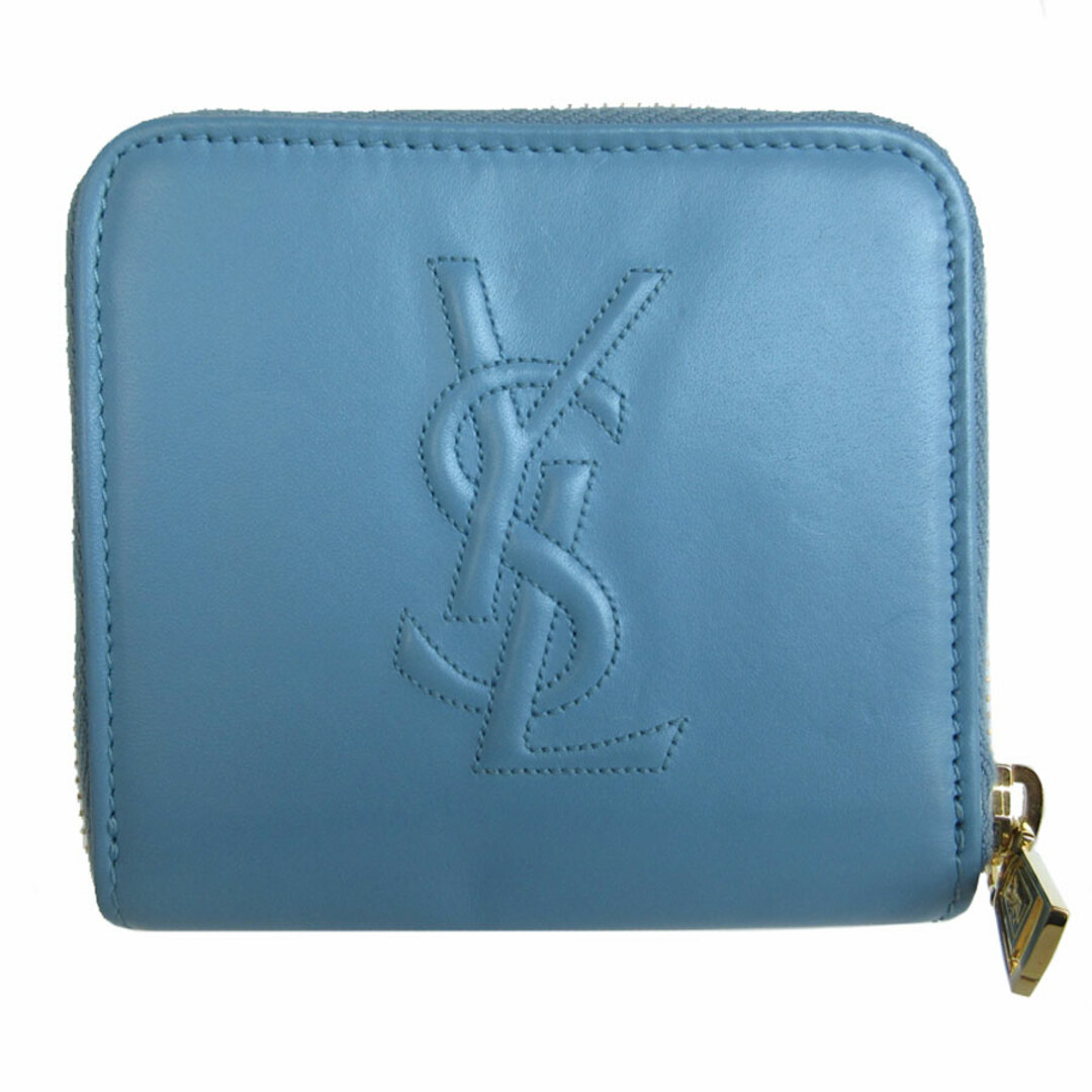 イヴ サンローラン YVES SAINT LAURENT 二つ折り財布 レザー イヴ サンローラン YVES SAINT LAURENT 二つ折り財布 レザー