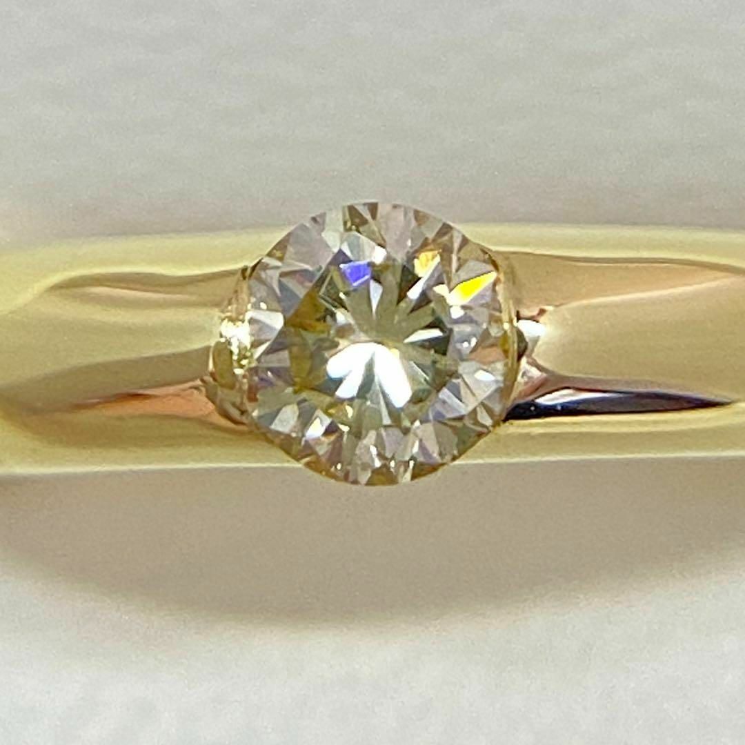 K18 天然ダイヤモンドリング D0.30ct サイズ12号 5.5g 18金 K18 天然ダイヤモンドリング D0.30ct サイズ12号 5.5g 18金