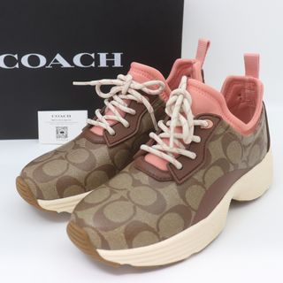 COACH コーチ スニーカー スパンコール ローズゴールド 23㎝ ス COACH コーチ スニーカー スパンコール ローズゴールド 23㎝ ス