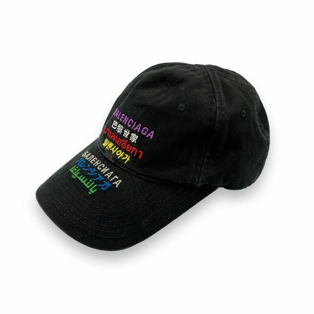 ⭐️良品⭐️ バレンシアガ ランゲージ ロゴLANGUAGES キャップ ⭐️良品⭐️ バレンシアガ ランゲージ ロゴLANGUAGES キャップ