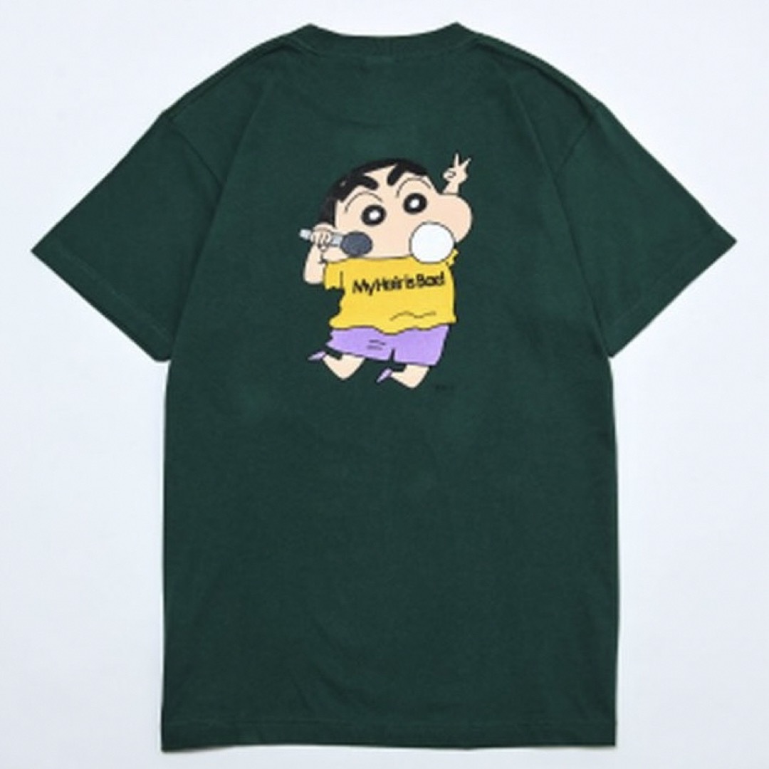 My Hair is Bad マイヘア Tシャツ しんちゃん グリーン XLの通販 My Hair is Bad マイヘア Tシャツ しんちゃん グリーン XLの通販