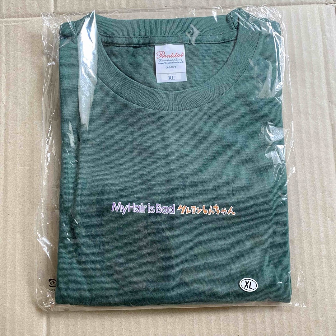 My Hair is Bad マイヘア Tシャツ しんちゃん グリーン XLの通販 My Hair is Bad マイヘア Tシャツ しんちゃん グリーン XLの通販