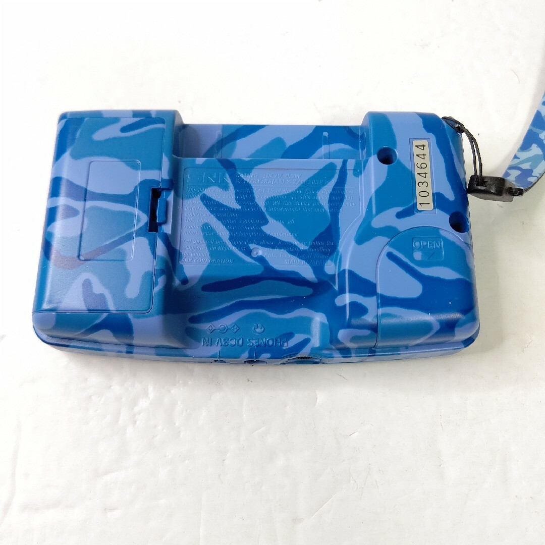 SNK - SNK ネオジオポケットカラー カモフラージュブルー 美品 SNK - SNK ネオジオポケットカラー カモフラージュブルー 美品