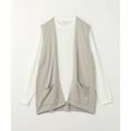 【BEIGE】【M】ジレ+ロングスリーブT -ハンドウォッシャブル-<A DAY IN THE LIFE>