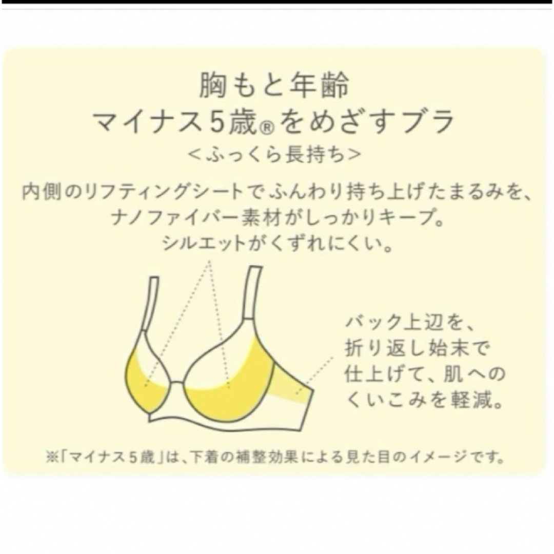 Wacoal - 【新品タグ付】ワコール・マイナス5歳をめざすブラ Wacoal - 【新品タグ付】ワコール・マイナス5歳をめざすブラ