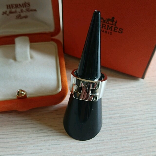 Hermes(エルメス)のhtm84nico様専用ケース付HERMESヘラクレスメンズタイプ✨💝美品🌹 レディースのアクセサリー(リング(指輪))の商品写真