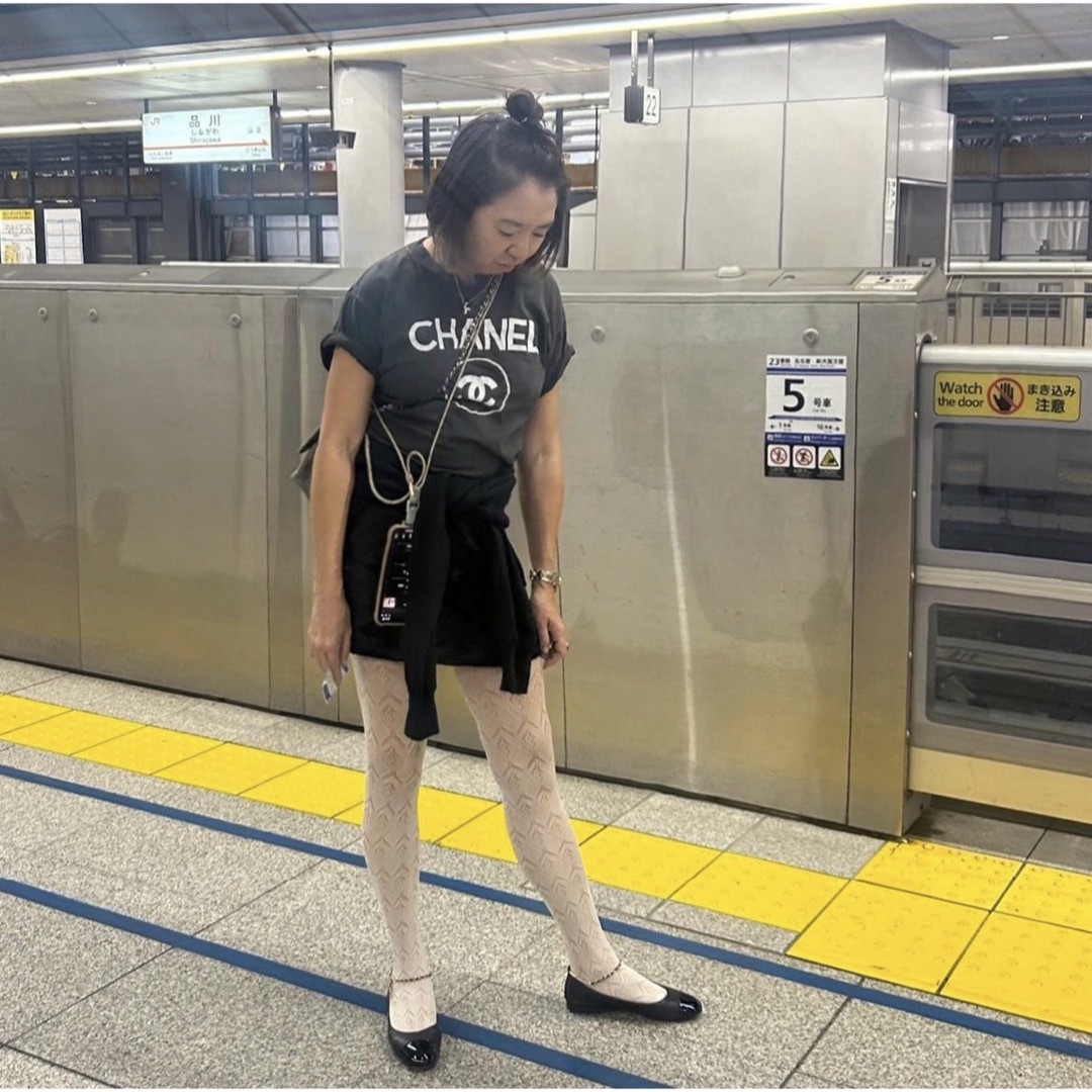 CHANEL - CHANEL チャーム バレリーナ バレエシューズ 安西 CHANEL - CHANEL チャーム バレリーナ バレエシューズ 安西