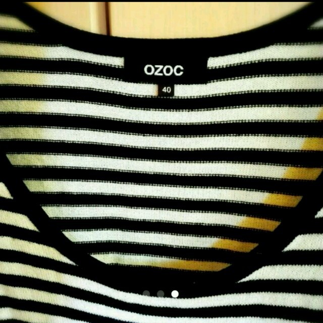 OZOC(オゾック)のOZOC ボーダー ニット レディースのトップス(ニット/セーター)の商品写真