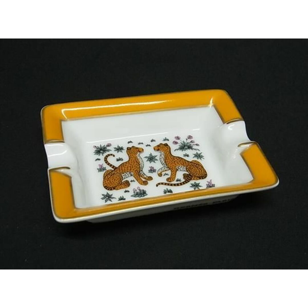 HERMES - □極美品□ HERMES エルメス ヒョウ柄 アニマル 灰皿 HERMES - □極美品□ HERMES エルメス ヒョウ柄 アニマル 灰皿