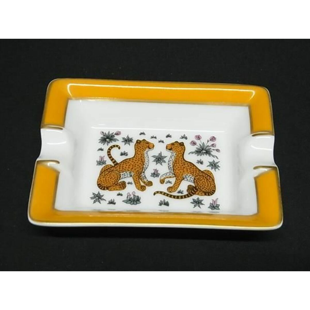 HERMES - □極美品□ HERMES エルメス ヒョウ柄 アニマル 灰皿 HERMES - □極美品□ HERMES エルメス ヒョウ柄 アニマル 灰皿