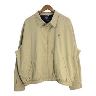 ポロラルフローレン(POLO RALPH LAUREN)のPolo by Ralph Lauren ポロ ラルフローレン スイングトップ ワンポイントロゴ ベージュ (メンズ XXL) 中古 古着 R7031(その他)