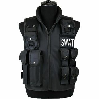 【大特価‼】Sutekus ＳＷＡＴ ミルフォース ベスト レプリカ　サバゲー (戦闘服)