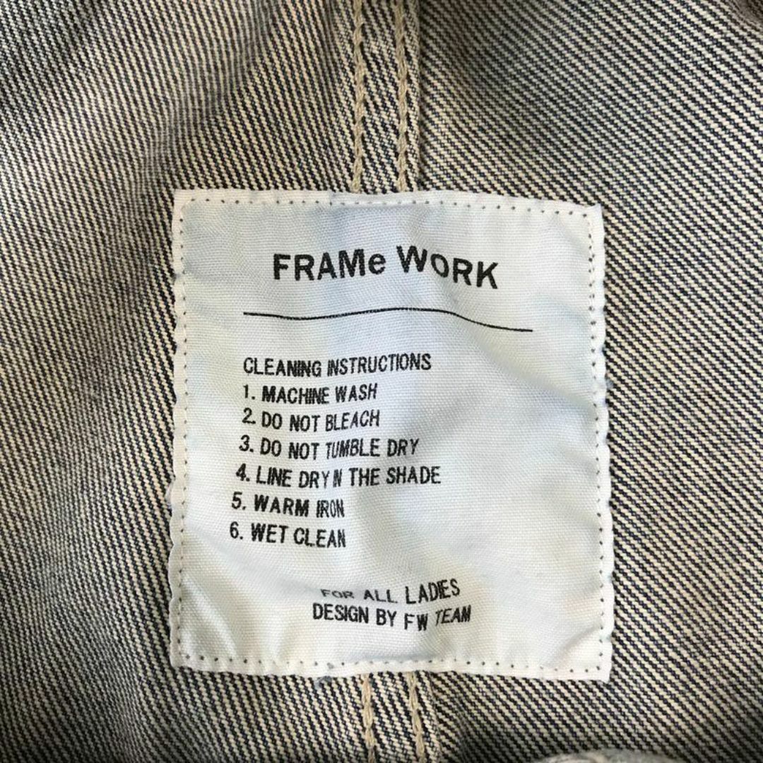 FRAMeWORK フレームワーク デニム オーバーオール 36 高山都 着 FRAMeWORK フレームワーク デニム オーバーオール 36 高山都 着