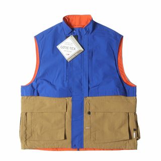 新品 DAIWA PIER39 ダイワ ピア39 ベスト サイズ:L 23SS GORE-TEX INFINIUM テック ロガー マウンテンベスト TECH LOGGER MOUNTAIN VEST ロイヤルブルー ベージュ トップス【メンズ】(ベスト)